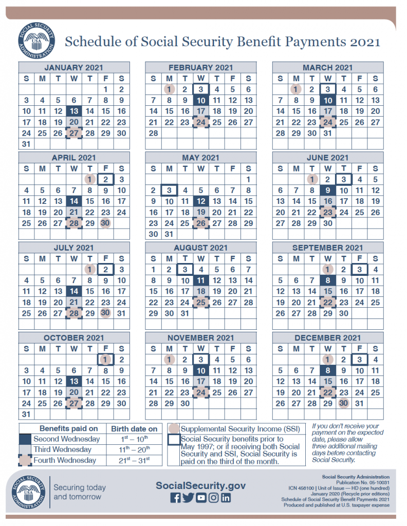 What Is The Social Security Payment Schedule For 2024 Sib Marice