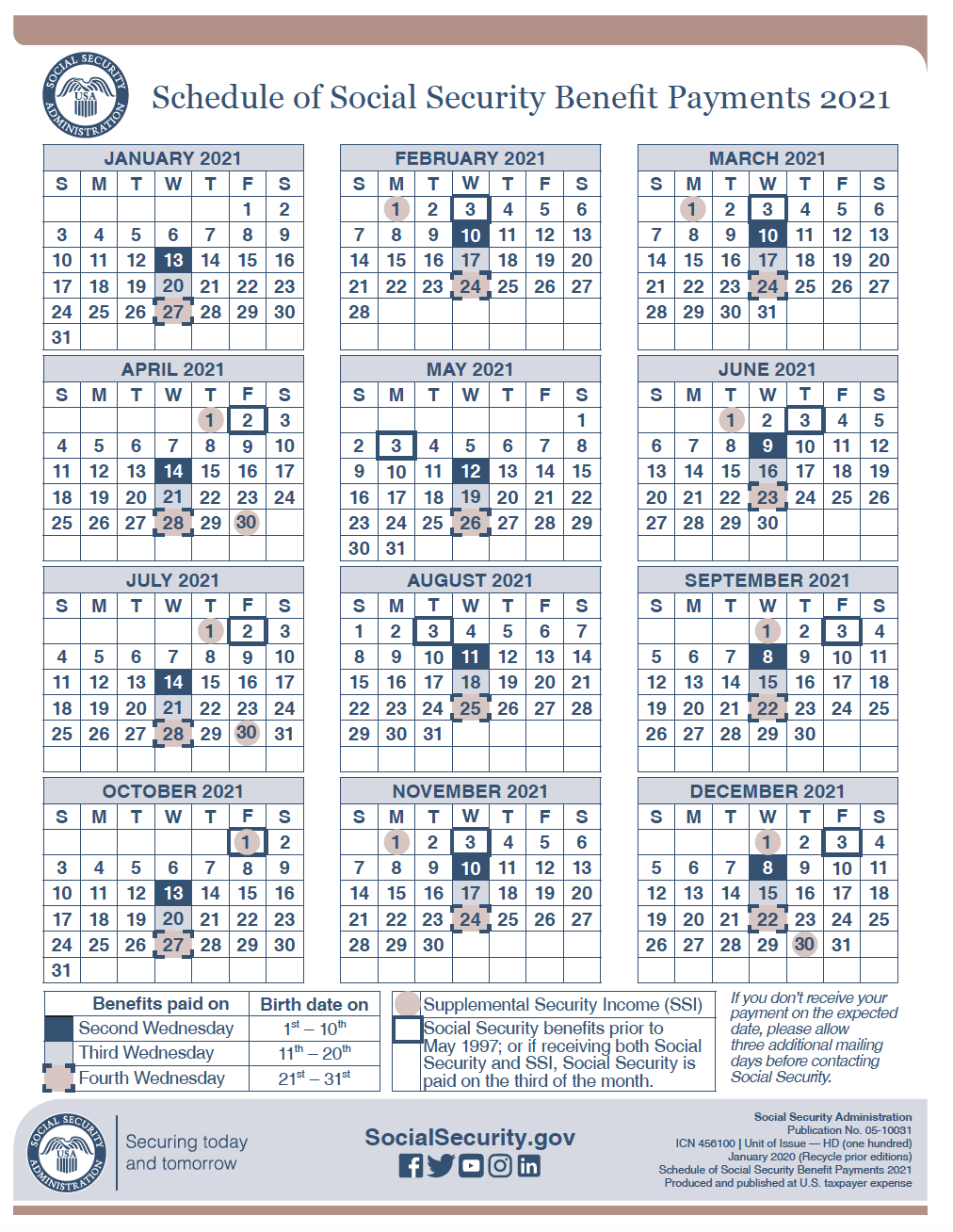 Social Security Payment Schedule 2024 For Ssi Recipients Tyne Alethea